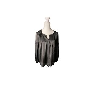 Vince Camuto Blouse Long‎ Sleeve Black Women’s Size Medium
